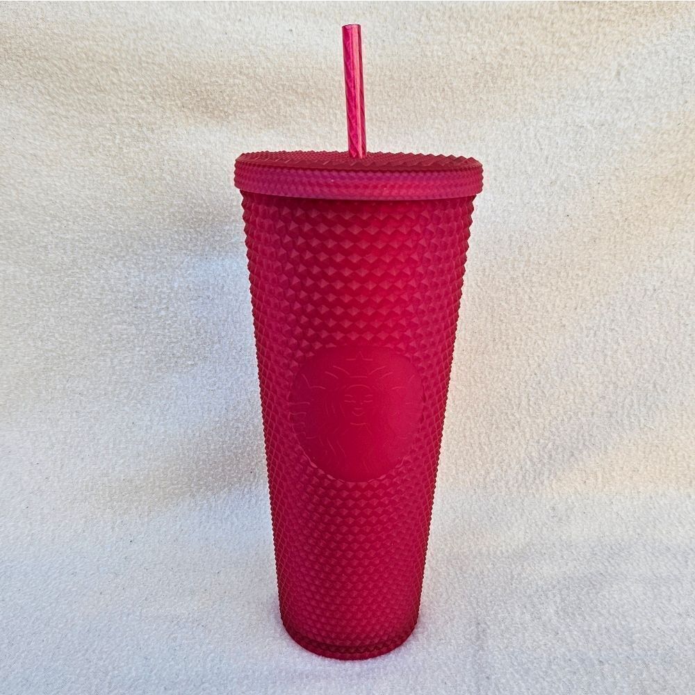 Starbucks Hot Pink Studded Tumbler 24oz